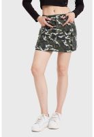 Falda Mujer Camo Verde