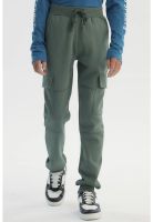 Pantalón Buzo Niño Pitillo Verde