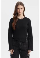 Polera Mujer Abertura Costado Negro