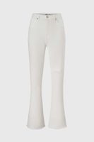 Jeans Niña Con Cortes Blanco