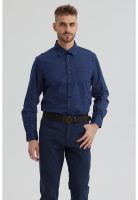 Camisa Hombre Fantasía Azul - VI