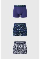 Bóxer Hombre Tripack Liso Azul - VI