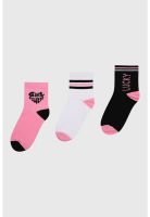 Calcetín Niña Tripack Rosado - lV