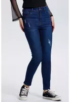 Jeans Mujer Lia Super Skinny Azul Oscuro