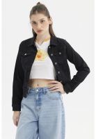 Chaqueta Mujer Clásica Negro - ll