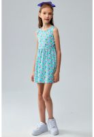 Vestido Niña Básico Toddler Celeste