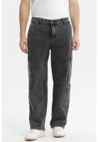 Jeans Hombre Baggy Gris Claro