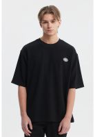 Polera Hombre Waffle Label Negro