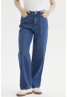 Jeans Mujer Cami Calce Recto Azul Oscuro