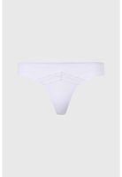 Calzón Mujer Colaless Detalle Encaje Blanco