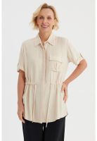 Blusa Mujer Casual Beige Claro