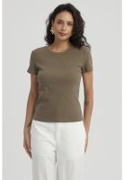 Polera Mujer Básico Lisa Verde Olivo