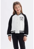 Chaqueta Niña Bomber Negro - ll