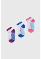 Calceta Deportiva Niña Tripack Celeste - lll