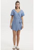 Vestido Mujer Enterito Ligero Azul Claro