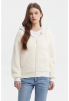 Polar Mujer Peludo Crema