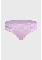 Calzón Mujer Pantaleta Encaje Detalle Delantero Lila