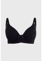 Sostén Mujer Copa Support Algodón Negro