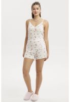 Pijama Mujer Hombro Descubierto Crudo - ll