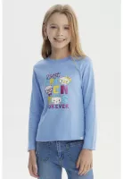 Polera Niña Básica Toddler Celeste - ll