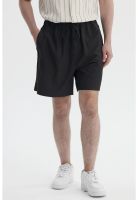 Bermuda Hombre Calce Recto Negro- Vl