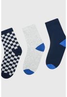 Calcetín Niño Tripack Azul Marino- lll