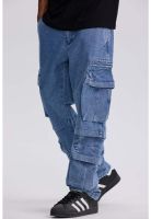 Jeans Hombre Doble Cargo Azul Claro