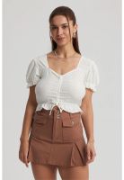 Polera Mujer Englobada Basta Blanco