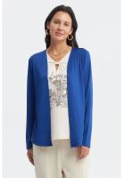 Polera Mujer Slim Azul