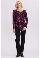 Jeans Mujer Calce Recto Tiro Alto Negro