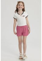 Polera Niña Summer Contraste Crudo