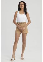 Polera Mujer Lisa Doble Capa Blanco