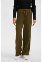 Pantalón Mujer Recto Cordones Verde