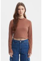 Polera Mujer Rib Camel - ll