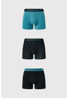 Bóxer Hombre Tripack Liso Turquesa - ll