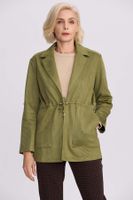 Chaqueta Mujer Recogido Verde Militar