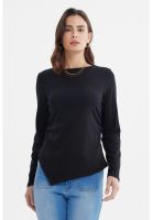 Polera Mujer Ajustado Negro - Vlll