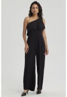 Enteritos Mujer Largo Aplicación Negro