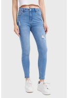 Jeans Mujer Skinny Lia Azul - V