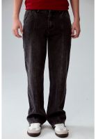 Jeans Niño Calce Recto Cortes Gris