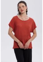 Sweater Mujer Casual Terracota