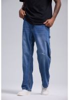 Jeans Hombre Baggy Rotura Azul Claro