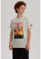 Polera Niño Print Posicional Gris - ll