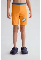 Short De Baño Niño Básico Naranjo