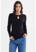 Polera Mujer Ajustado Negro - lll