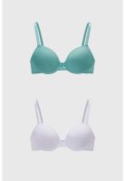 Sostén Mujer Bipack Básico Aqua
