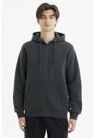 Polerón Hombre Full Zipper Basico Marengo