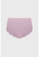 Calzón Mujer Tiro Alto Detalle Encaje Palo Rosa- ll