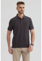 Polera Hombre Piqué Básica Lisa Marengo - lV