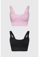 Sostén Mujer Tipo Peto Palo Rosa